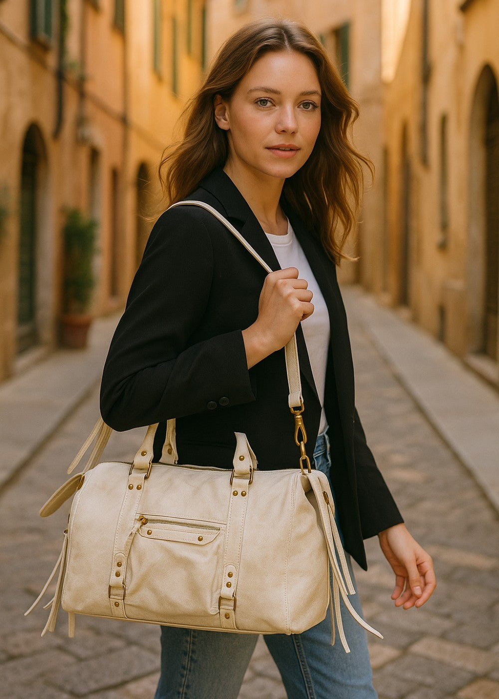 Jenna leren tas
