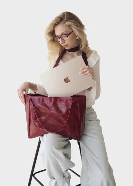 Dina - Leren Tote Tas