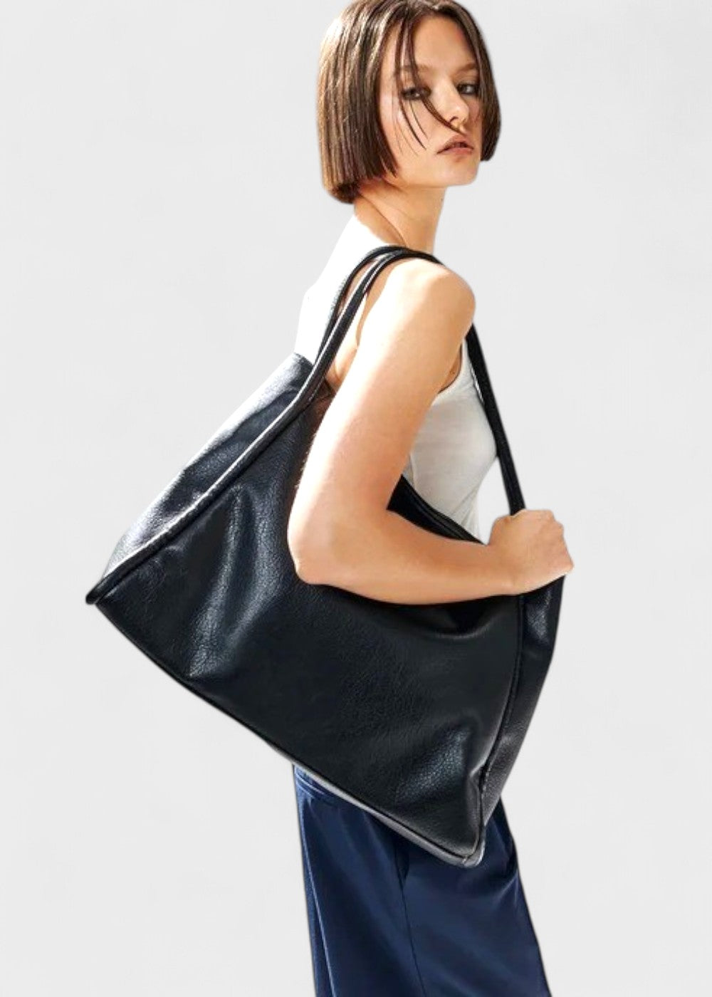 Dina - Leren tote tas