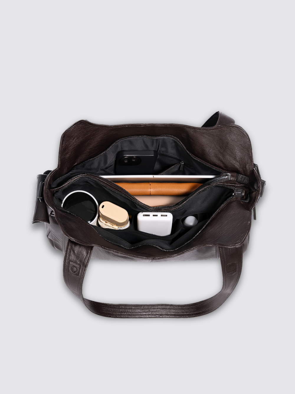 Ange leren tas