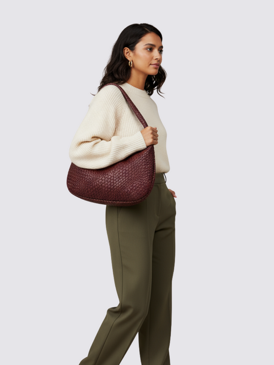 Medium Bogota Tas - Bourgondisch