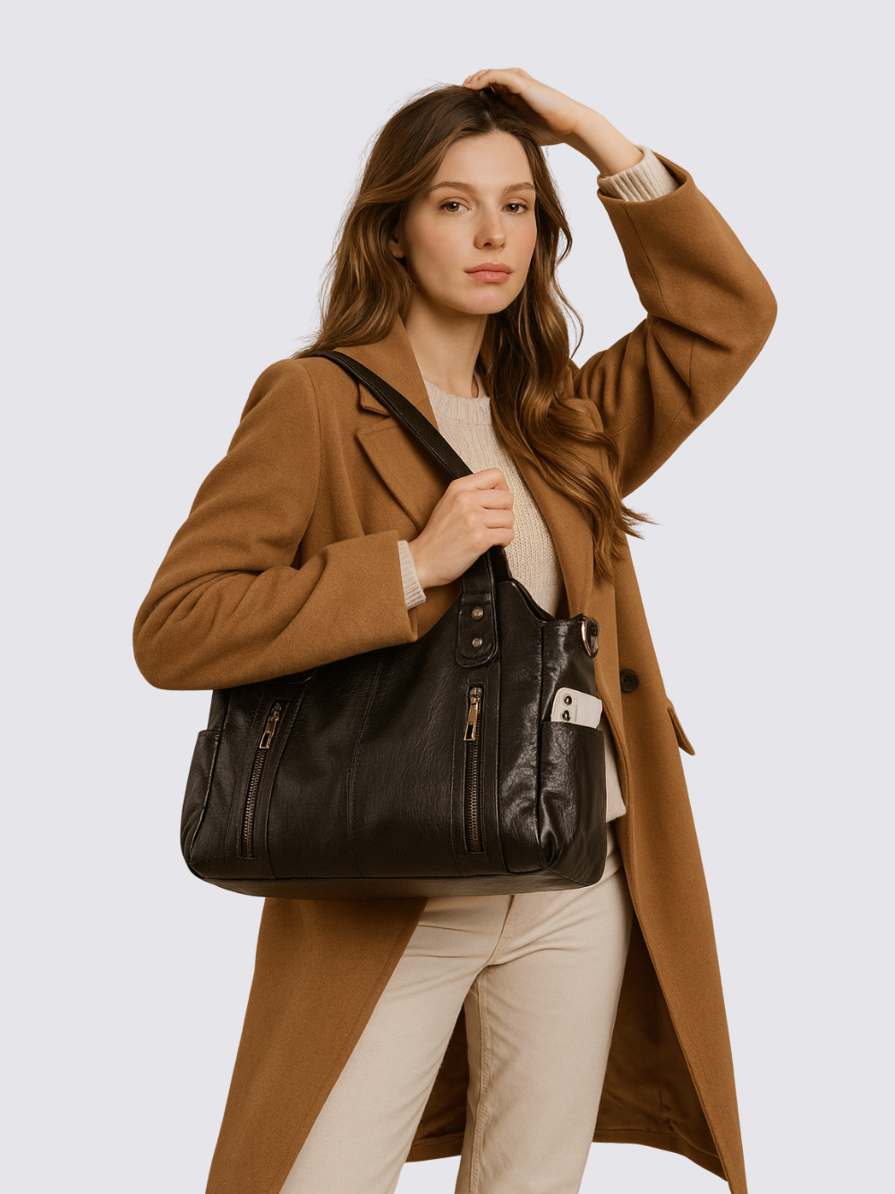 Ange leren tas