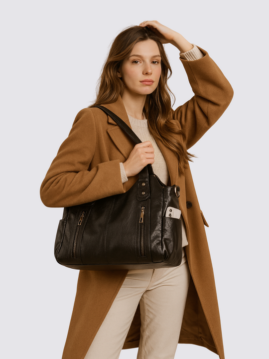 Ange leren tas