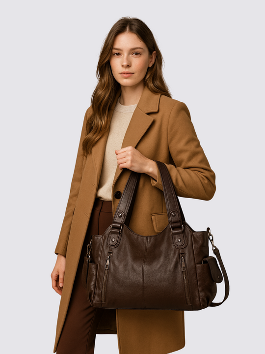 Ange leren tas
