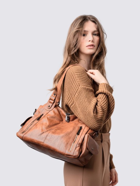Ange leren tas