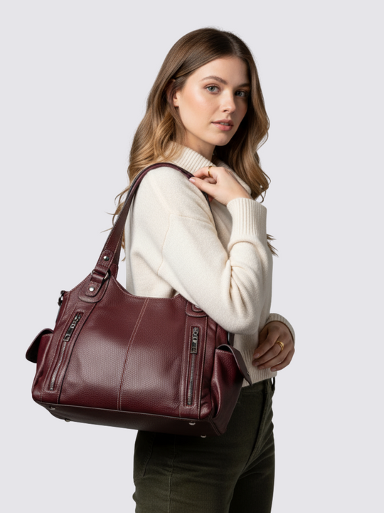 Ange leren tas