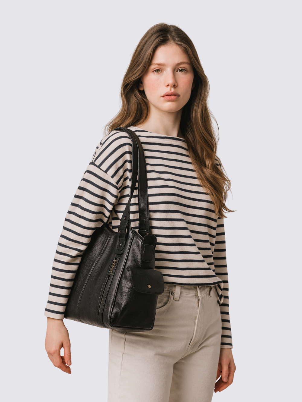 Ange leren tas