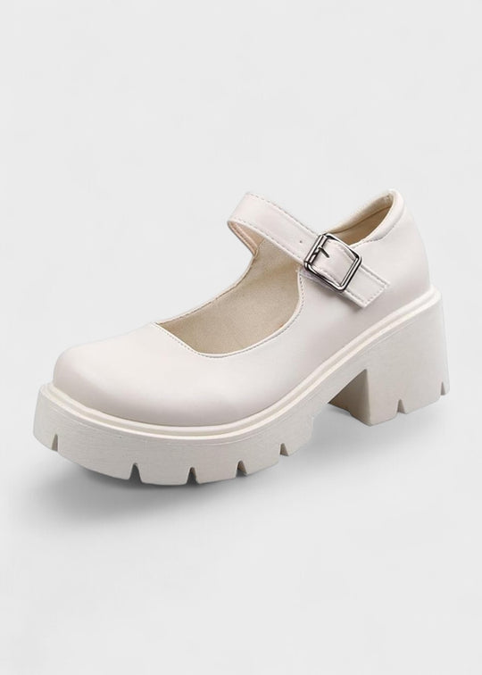 Bonnie - Oxfords Zwarte Lakleren Pumps Laarzen