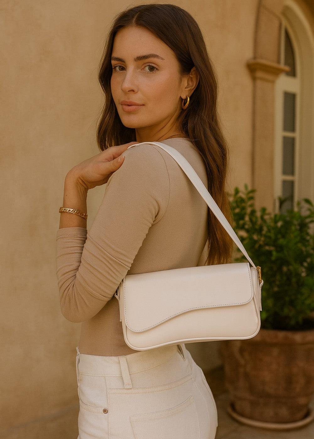 Leren tas Aria