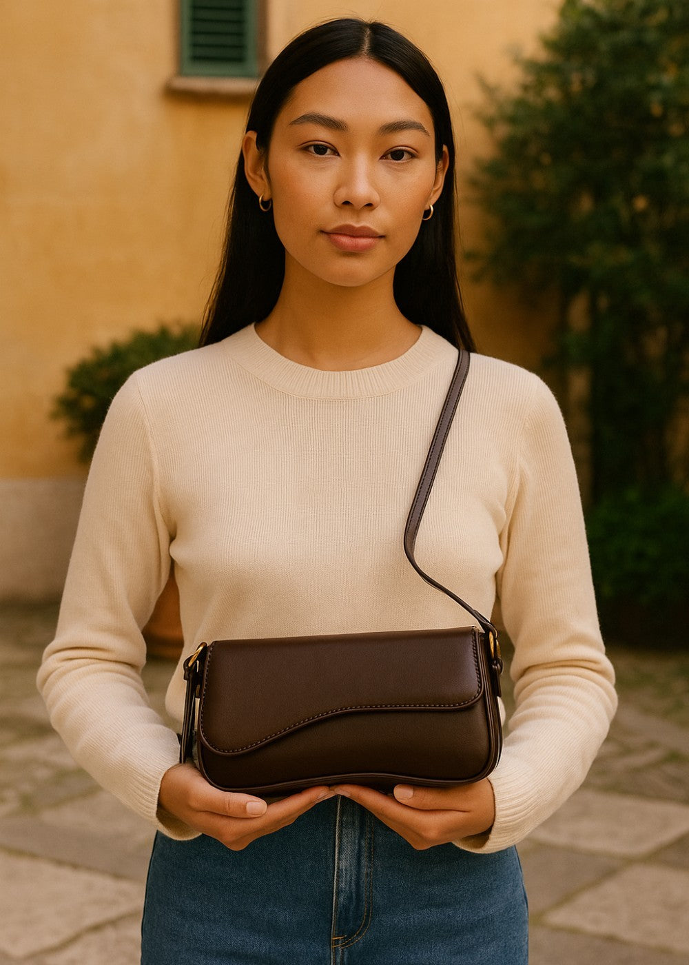 Leren tas Aria