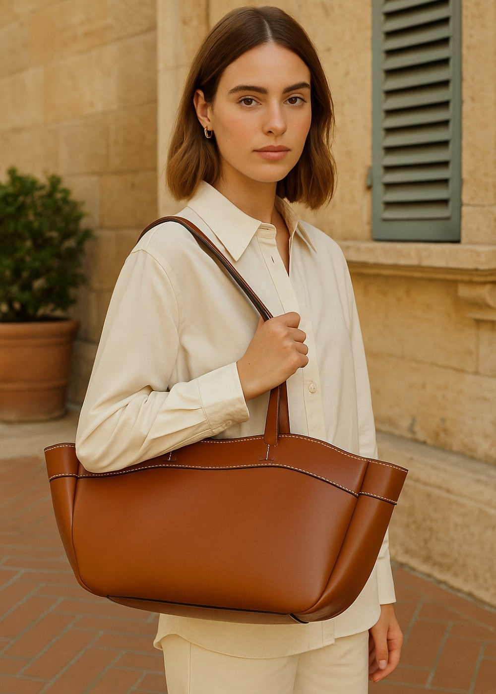 Emma leren tas