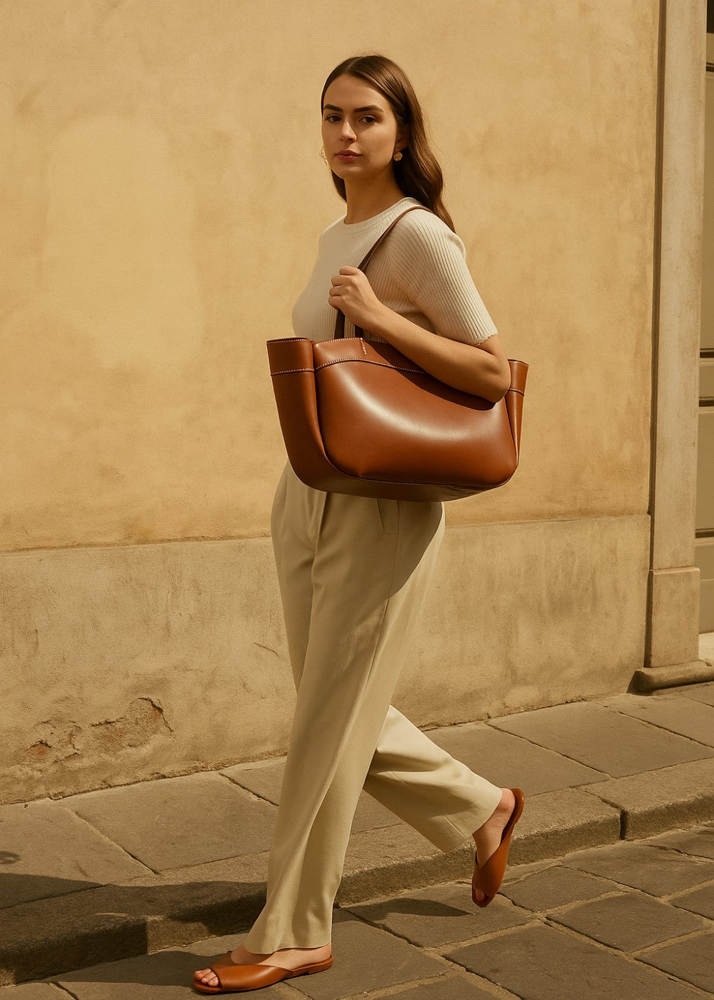 Emma leren tas