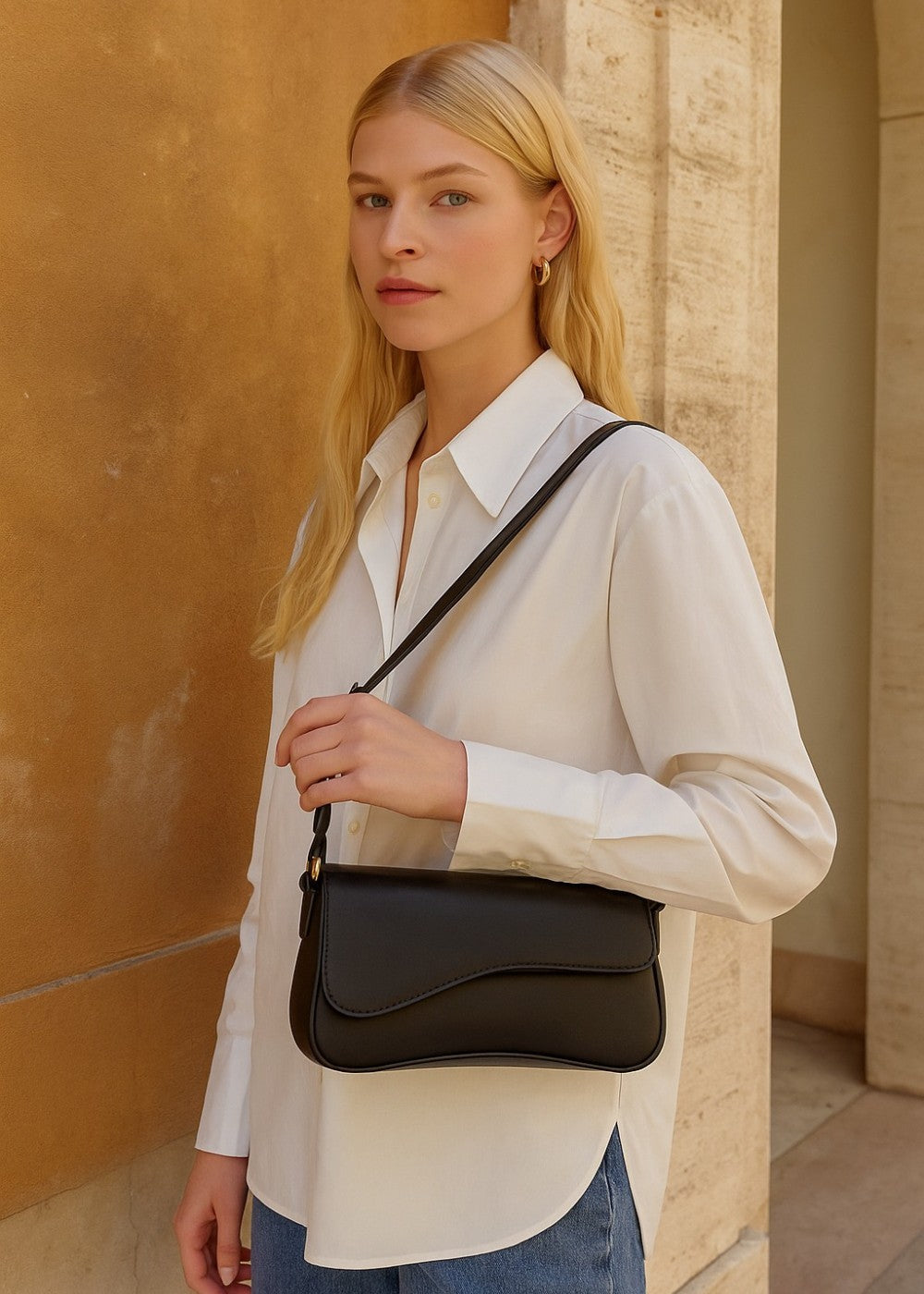 Leren tas Aria