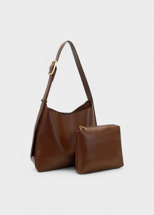 Leren tas Julia + 1 gratis etui
