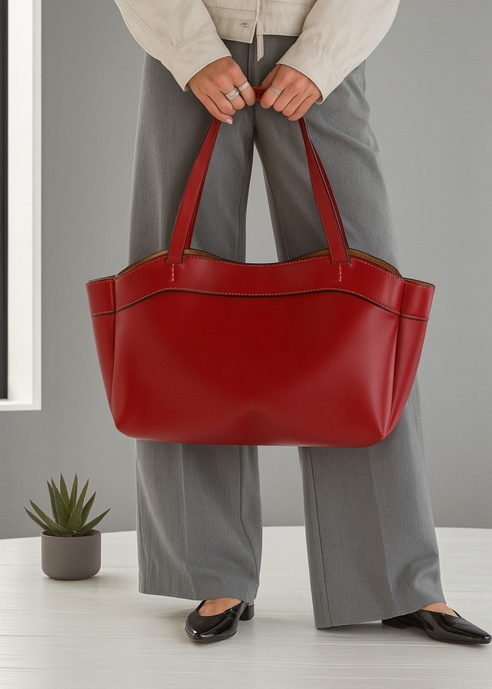 Emma - Luxueuze leren tas
